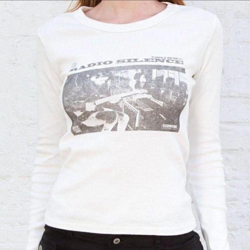 Brandy Melville Radio Silence long sleeved tee